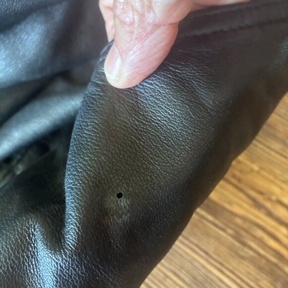 Vintage Colebrook Leather Jacket - Grungecore, Rockercore, Y2K, Goth, Sz M - Picture 9 of 10